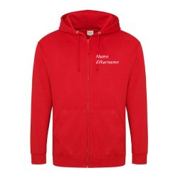 Ziphoodie Ekliden Röd