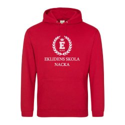 Skoltröja Ekliden Hoodie Röd
