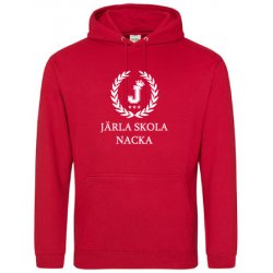 Skoltröja Järla Hoodie Röd