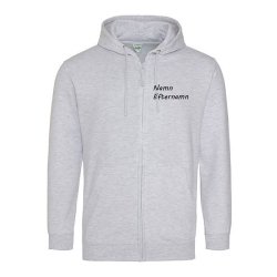 Ziphoodie Järla Askgrå