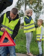 Kläder och accessoarer med reflex och varsel - med eget tryck